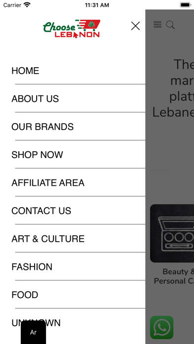 Choose Lebanon Screenshot