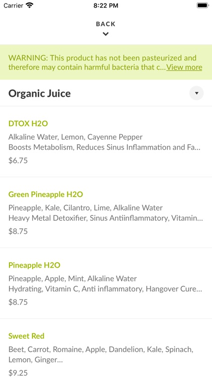 DTOX Juice