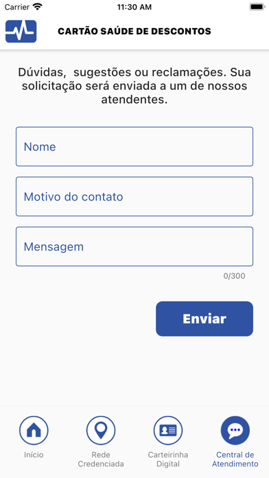 Cartão Saúde de Descontos Screenshot