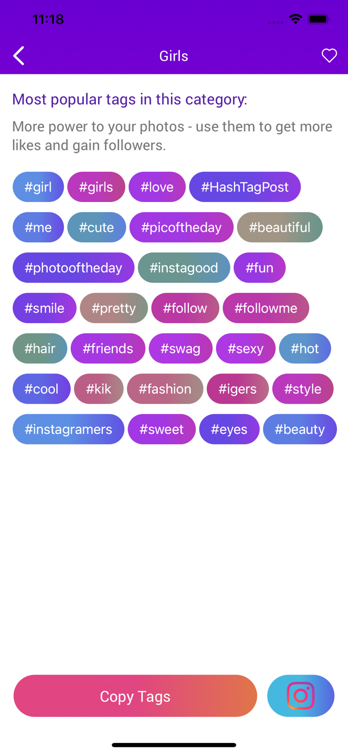 HashTag AI Expert for IG Likes