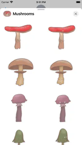 Game screenshot Mushrooms Stickers mod apk