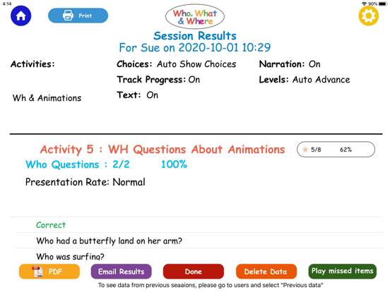 Who, What and Where Lite iPad screenshot 9 - Education app