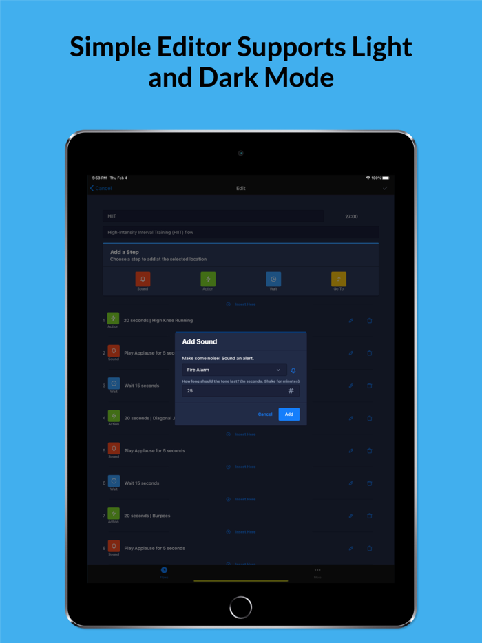 Custom Interval Timers