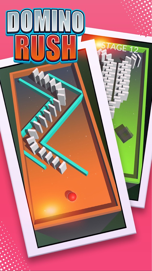 #1. Domino Rush - Push 'em Down (iOS) 由: 震宇 张