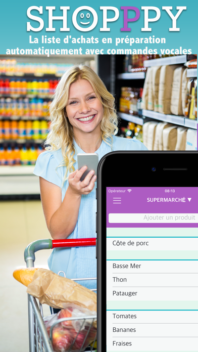 Screenshot #1 pour SHOPPPY Liste de Courses