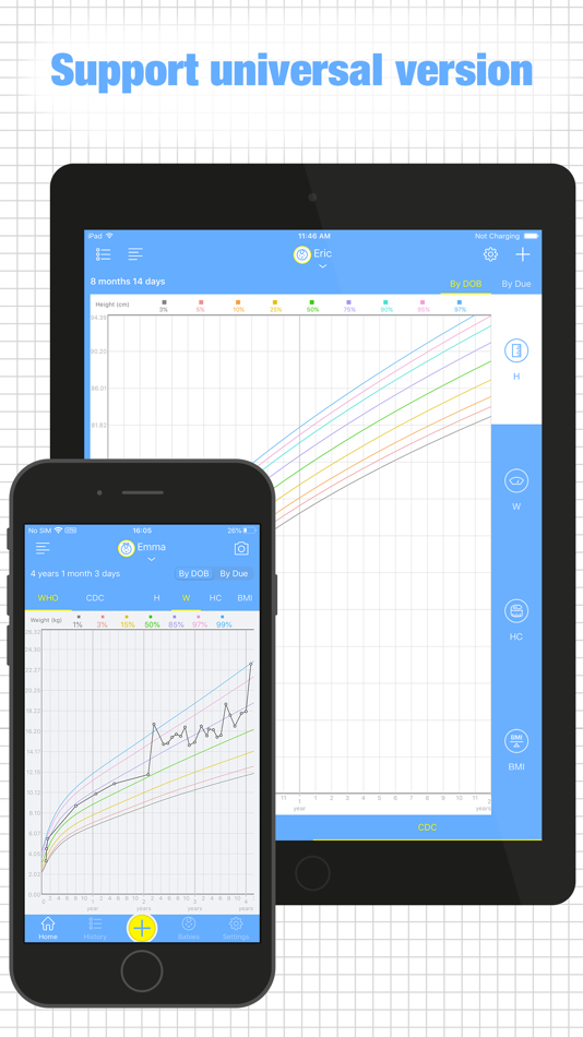 iBaby Growth Charts - 2.2.1 - (iOS)