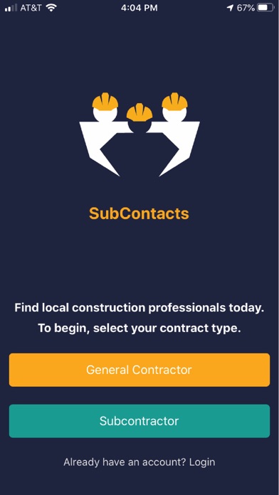 SubContacts: Contractor Jobs Screenshot