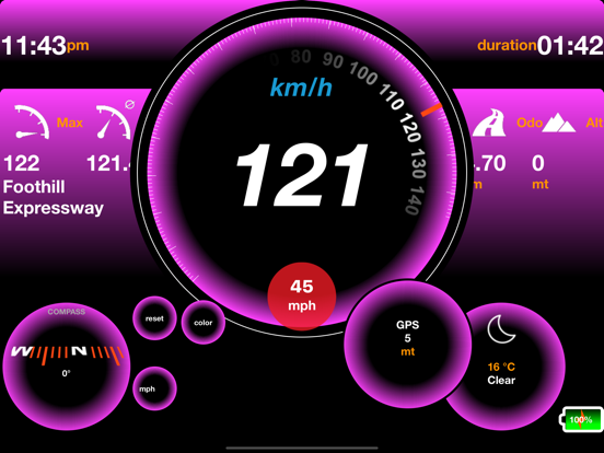 Speedometer ⋙ iPad screenshot 7 - Utilities app