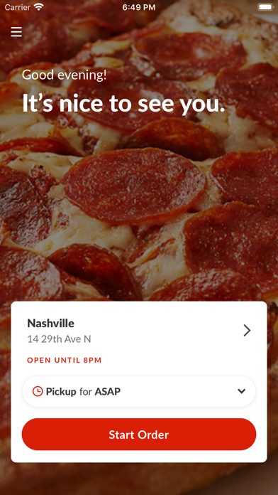 Bellagio Pizza & Subs Screenshot