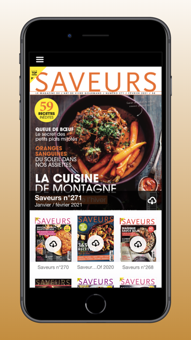 Saveurs magazine screenshot1