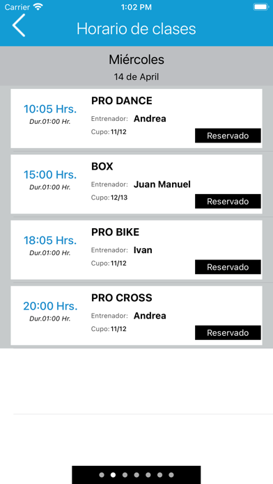 Progym Fitness Center Screenshot