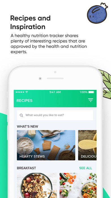 Healthy Nutrition Tracker Screenshot