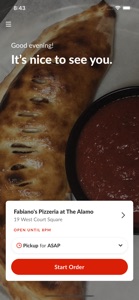 Fabiano's Pizzeria The Alamo screenshot #2 for iPhone