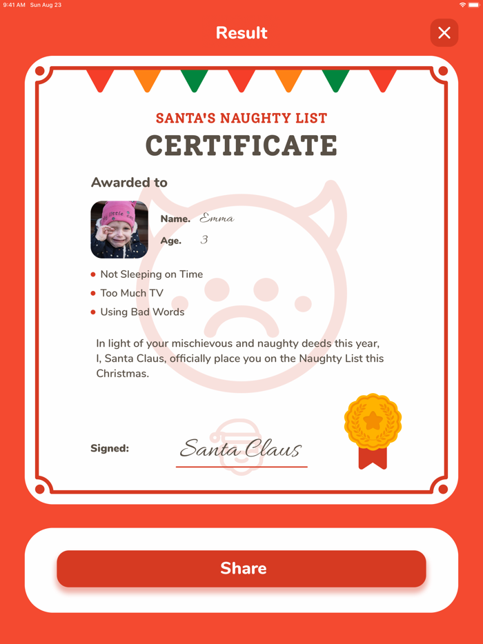 Naughty or Nice Test Meter