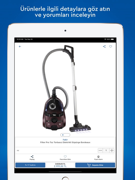 Fakir iPad screenshot 5 - Shopping app