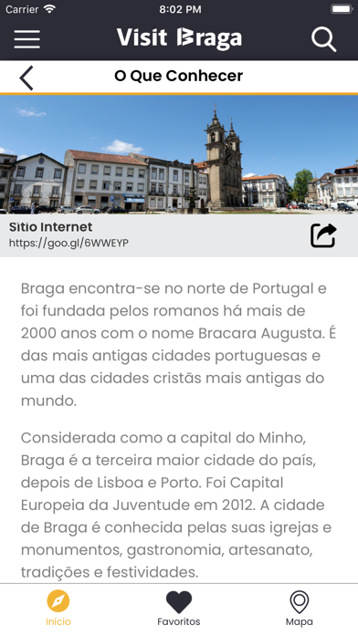 Visit Braga Screenshot