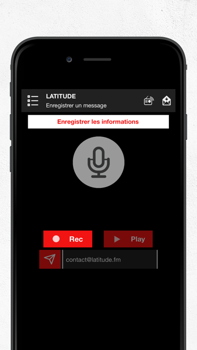 Latitude Radio Screenshot