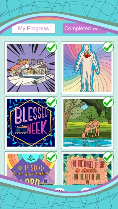 Bible Color By Number Screenshot