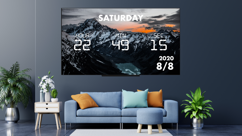#9. Smart Clock:4k Live wallpaper (iOS) 由: Muhammad Wajih Ul Hassan