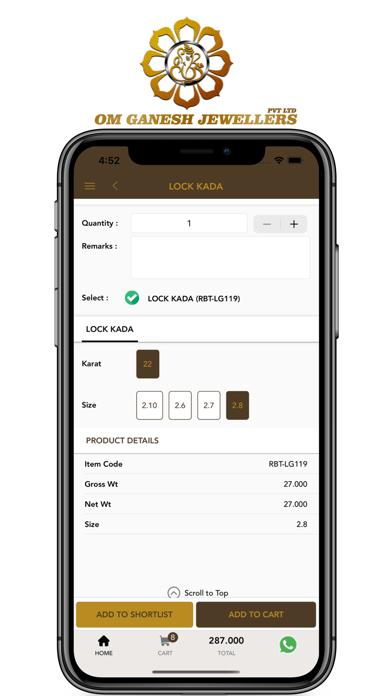 Om Ganesh Jewellers App screenshot 4