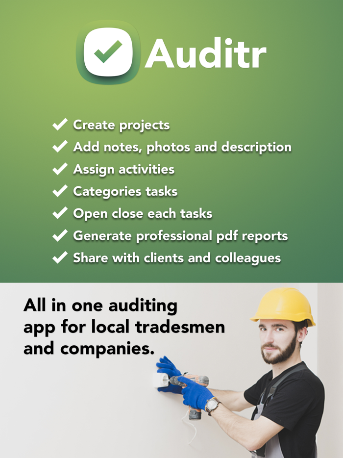 Auditr-Punch listSnag reports