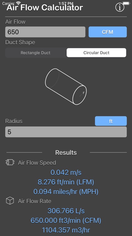 Air Flow Conversion Calculator screenshot-8