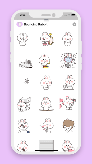 Screenshot #2 pour Bouncing Rabbit Animated