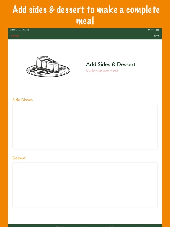 Bon Appetit - Menu Planner iPad screenshot 5 - Food & Drink app