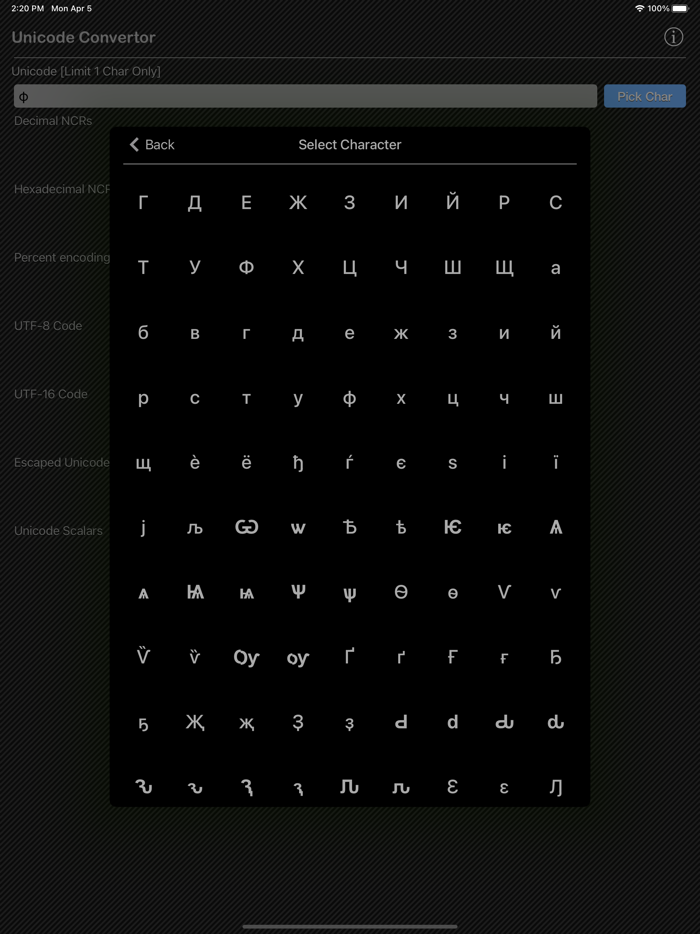 Unicode Converter Plus