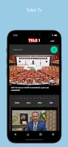 Tele1 TV Haber screenshot #5 for iPhone