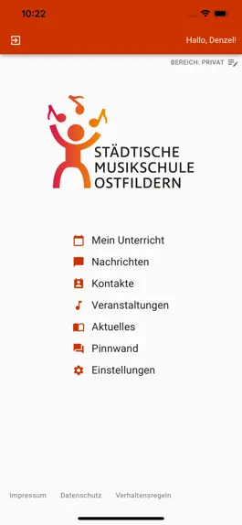 Game screenshot Musikschule Ostfildern mod apk