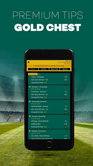 Betting Tips TIPSTERO Screenshot