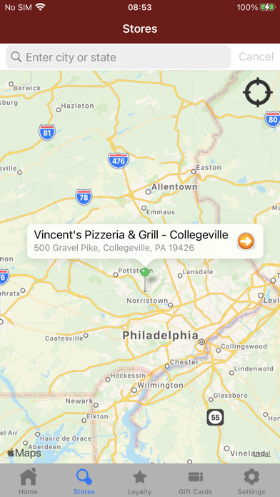 Vincent's Pizzeria & Grill Screenshot