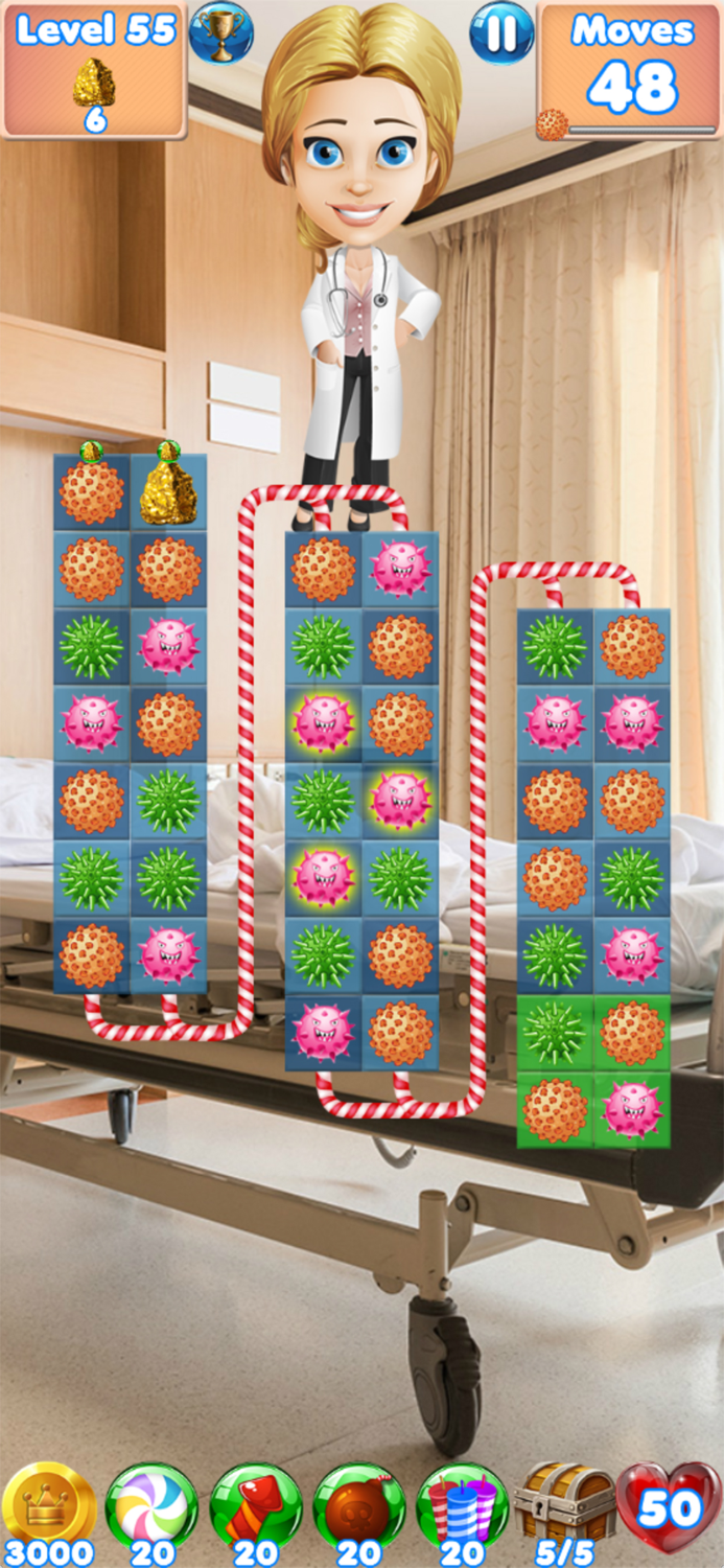 Healthcare Heroes Match 3 Game