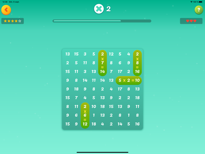 Calcache math puzzles