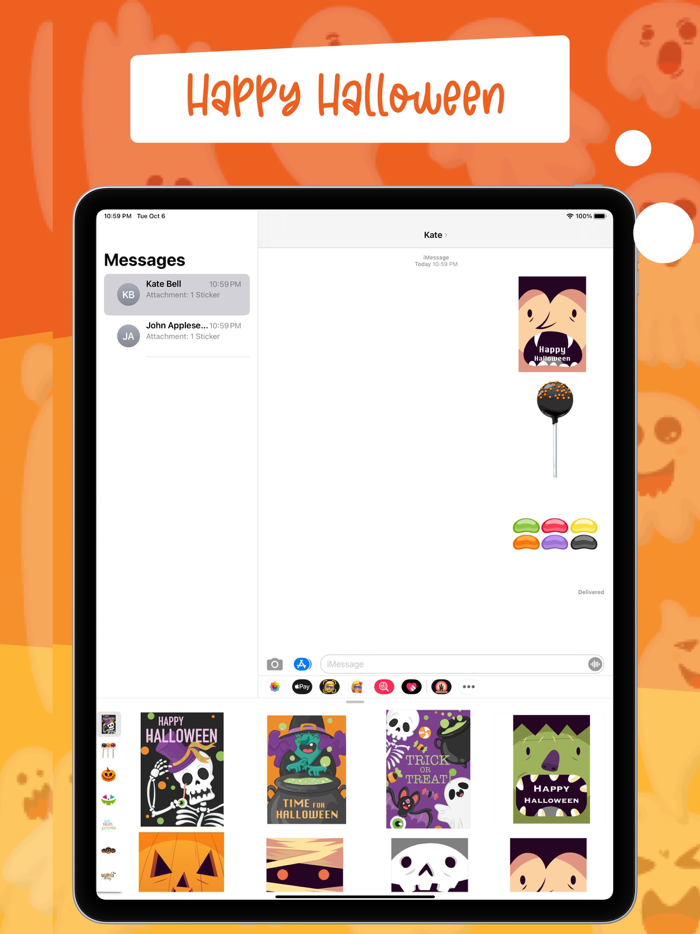 Halloween Sticker Animation