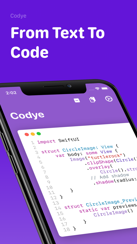 #1. Codye (macOS) 由: Dario Roa