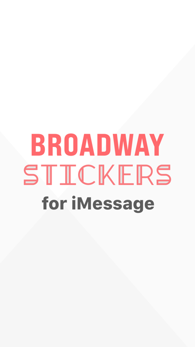 Broadway Stickers for iMessage Screenshot