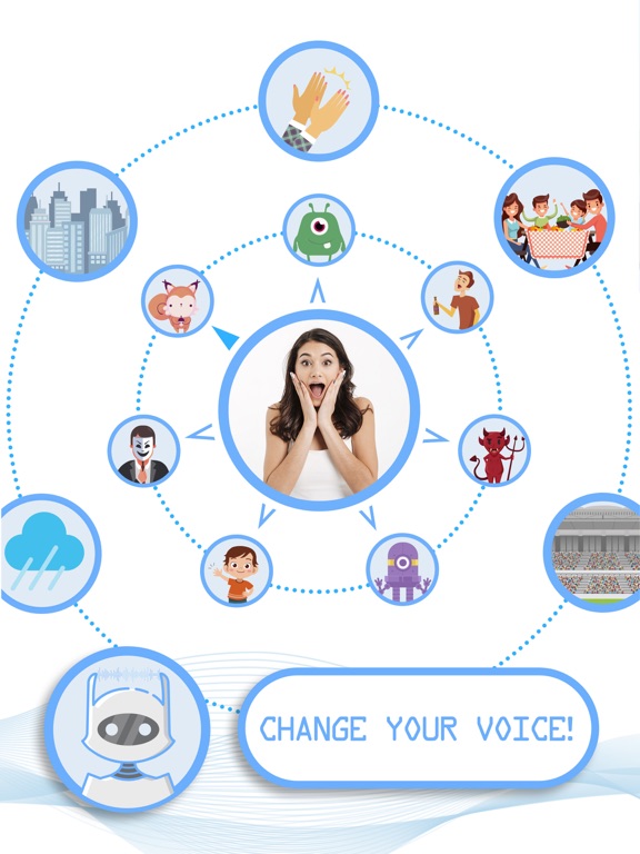 Screenshot #4 pour Voice Changer - Effets Fun