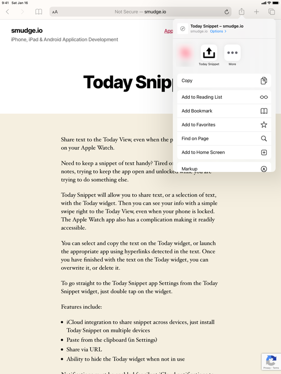 Screenshot #6 pour Today Snippet Widget