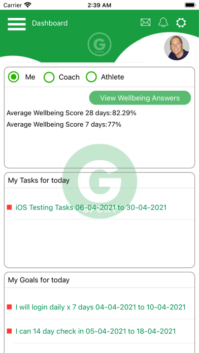 Goya Sport App Screenshot