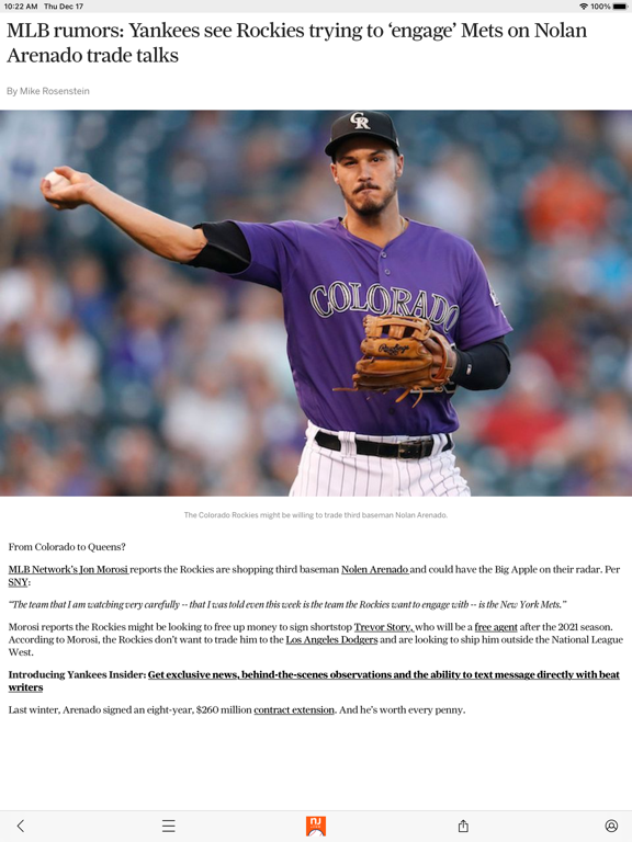 Screenshot #6 pour NJ.com: New York Mets News