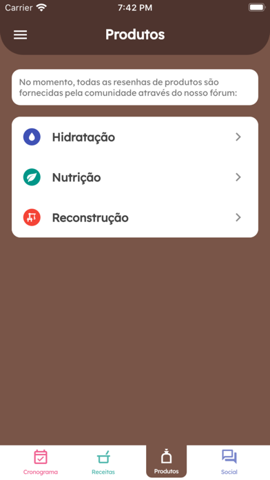 Meu Diario Capilar Screenshot