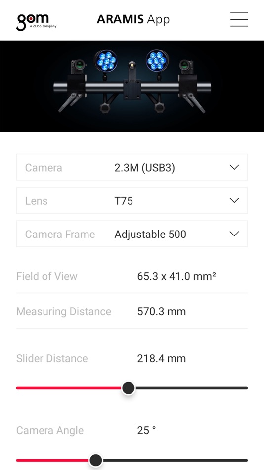 #1. ARAMIS App (iOS) 由: Carl Zeiss GOM Metrology GmbH