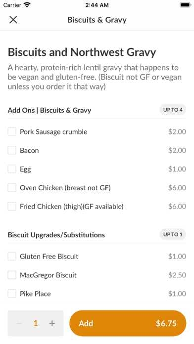 Honest Biscuits Seattle Screenshot
