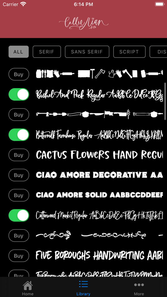 #7. Fonts by Callie Rian & Co. (iOS) 由: Mister Retro