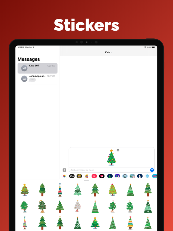 Screenshot #4 pour Autocollants emoji arbre Noël