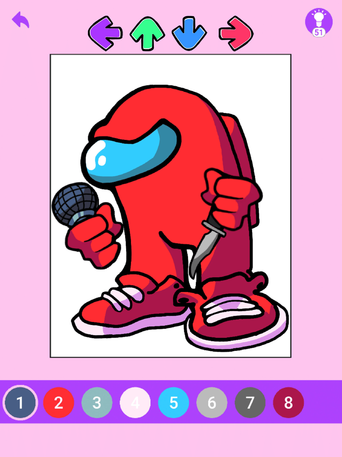 FNF Coloring Arrow Game