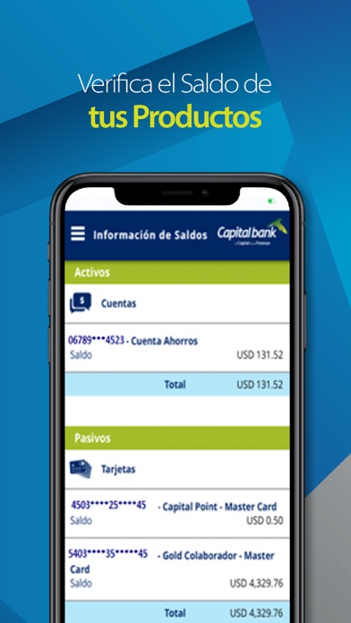 Capital Bank Screenshot
