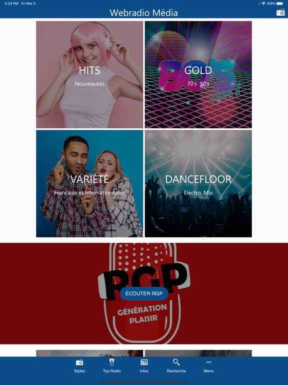 Screenshot #4 pour Webradio.media